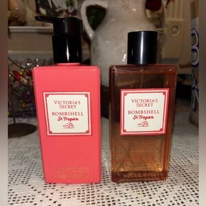 (Inventory 38) Victoria's Secret Bombshell St. Tropez Lotion and Mist
